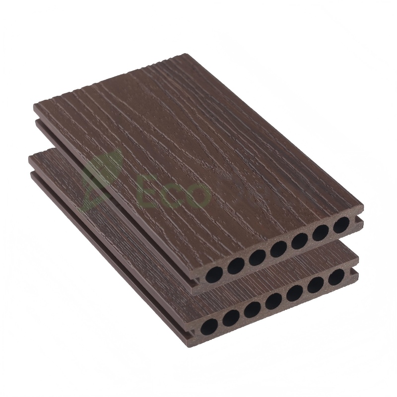 co-extrusion wpc decking round hole