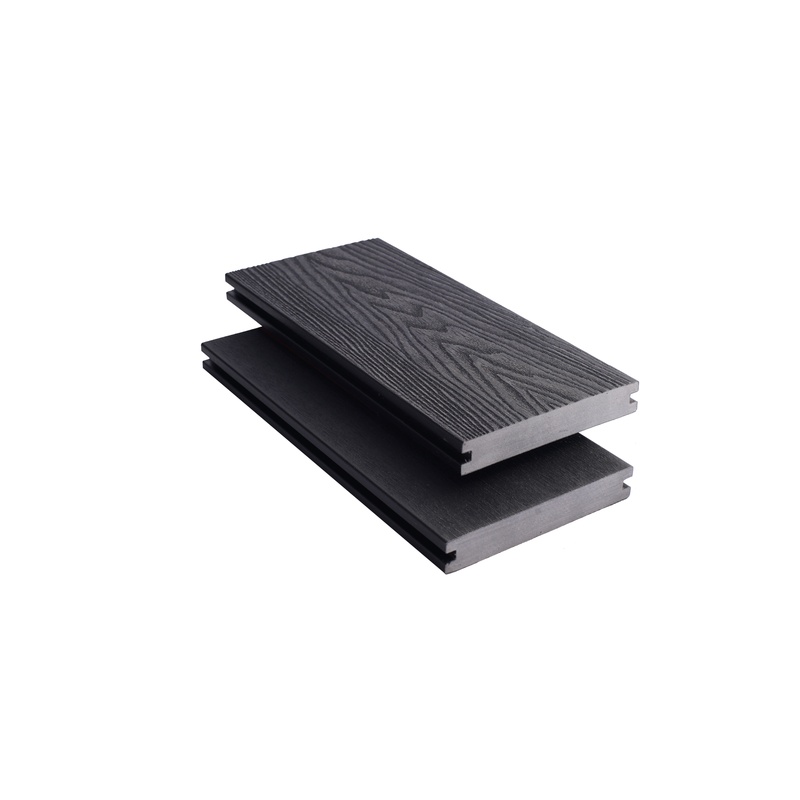 Charcoal co-extrusion wpc decking