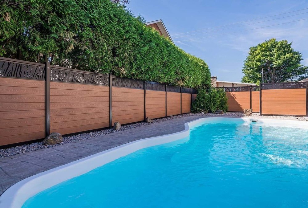 WPC fencing for pool