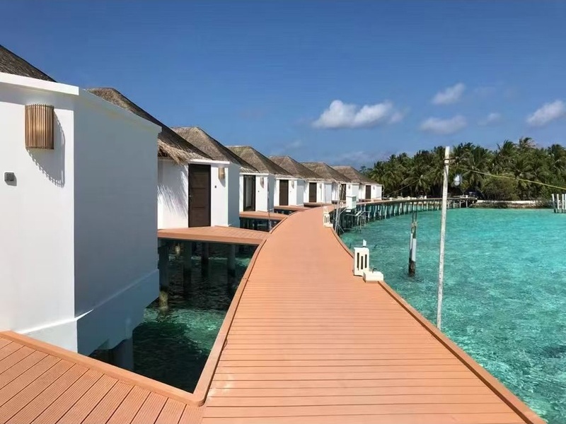 Maldives Resort - WPC Overwater Walkway