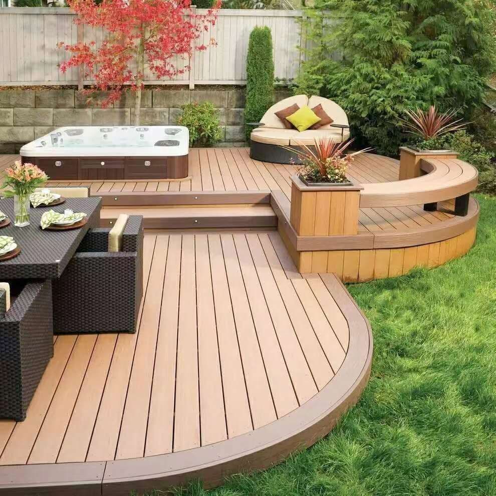 Garden path decking