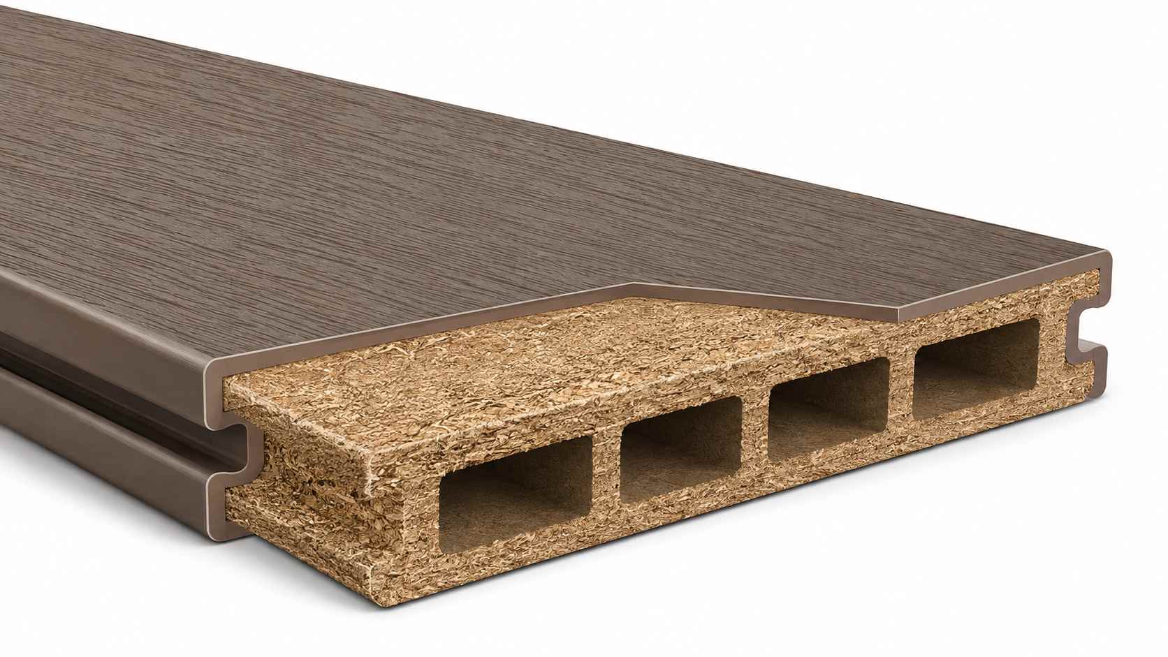 Co-Extrusion WPC Decking Co-Extrusion WPC Decking